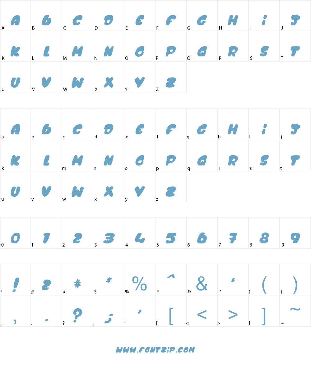 DOCTEUR TACOTAC Font Character